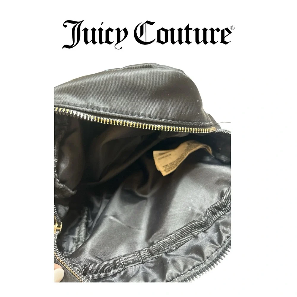 Juicy Couture Black Rhinestone‎ Logo Bag